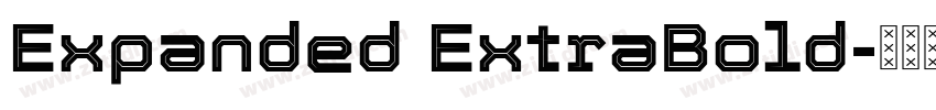 Expanded ExtraBold字体转换 Expanded ExtraBold字体转换